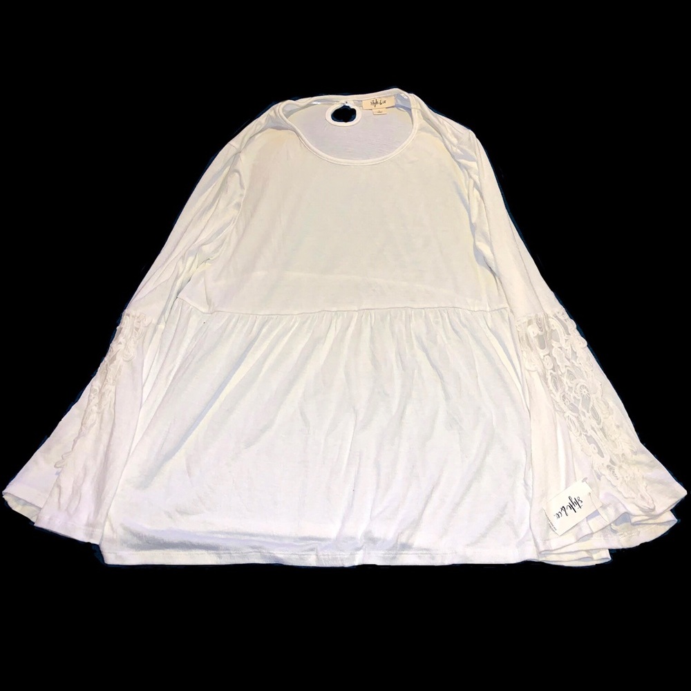 Style & Co White Large Shirt